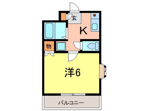 エクセルハイム今村公園の物件間取画像